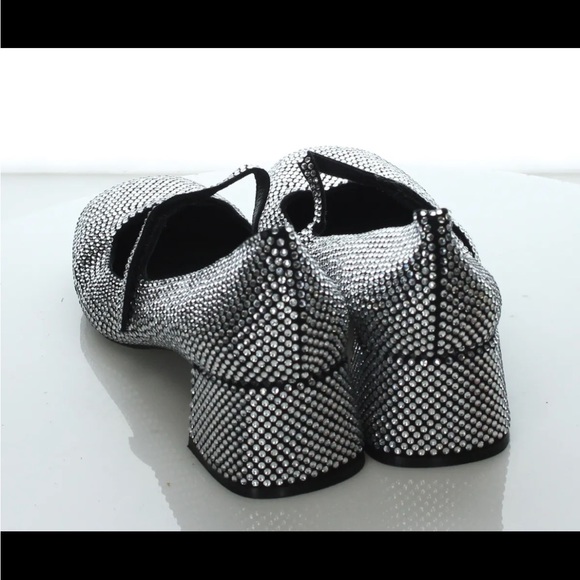 Jeffrey Campbell Rhinestone Regal Mary Jane Pumps - Picture 4 of 7